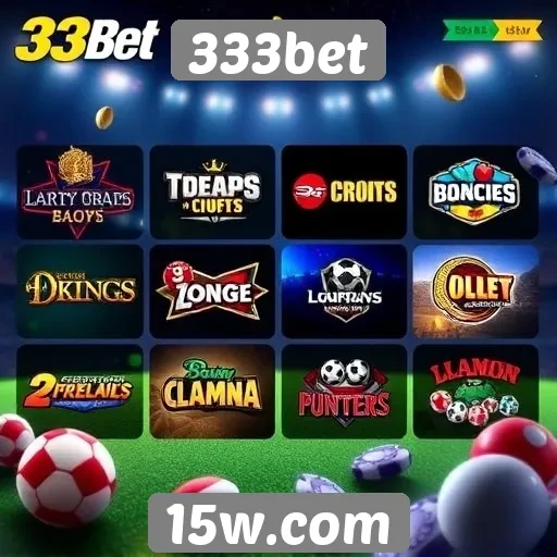 Principais jogos disponíveis no 333bet